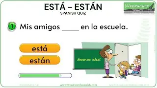 ESTÁ vs. ESTÁN Spanish Quiz | Can you get 20/20 correct? | Learn Spanish Grammar | Spanish Quizzes