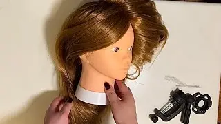 ASMR Unpacking and Review of Hair Mannequin Head gentle touches | АСМР Розпаковка Манекену (Волосся)
