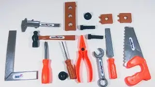 Learn Names of Tools for Kids - Learn Colors With Fun Playable Tool Playset
