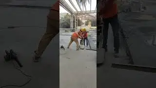 concrete floor polishing ! cement concrete floor polishing #construction
