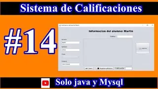 Sistema de Calificaciones en JAVA. PARTE 14 (Diseño de la Interfaz Alumnos)