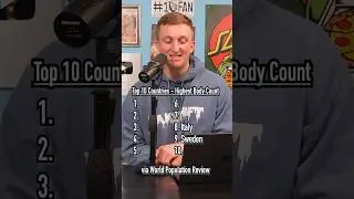 TOP 10 COUNTRIES With The HIGHEST BODY COUNT! 