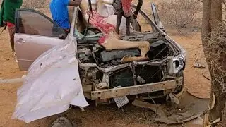 Reliving the tragic car accident at Marsabit county. We thank God