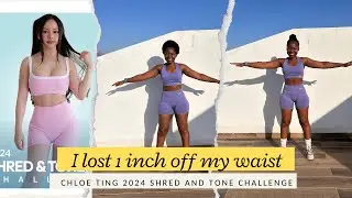 I tried Chloe Ting's 2024 Shred and Tone Challenge Mind-blowing RESULTS | Zimbabwean YouTuber