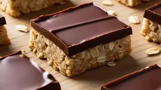 3 Ingredientes, 10 Minutos: Barritas de Avena SIN Azúcar para un Snack Saludable y Delicioso