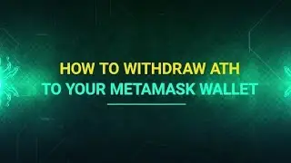 How To Withdraw ATH from Athene App to Metamask automatically.
