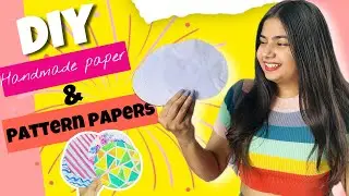 DIY Handmade paper & Pattern papers @itspriyanjalisingh