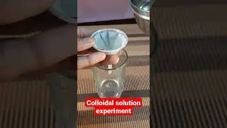 What is colloidal solution #shorts
