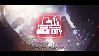 Neon High City Trailer [ unity environment ]