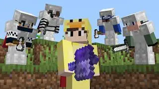 Minecraft Mace Manhunt ama 4 AVCIYA Karşı