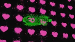 Hearts Ink Splatter - 4k, Free Stock Footage, Copyright Free,  Background, Loop 10-sec