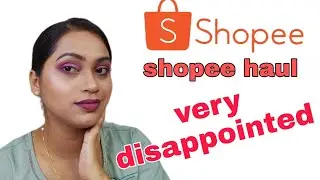 #Shopee online shopping haul||Disappointed||