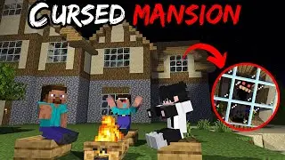 MINECRAFT CURSED MANSION 🏠 ! Horror video in hindi