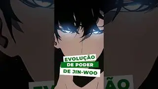A EVOLUÇÃO de Jin-Woo #sololeveling #anime #sungjinwoo #rpg #geek