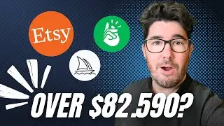 Make $82.590 Selling AI Print On Demand T-Shirts (Easiest Side Hustle)