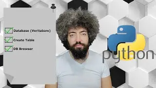 PYTHON Eğitimi 31 - SQLite CREATE TABLE