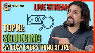 How to Source for an eBay Everything Store | Live Stream