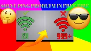 HOW TO SOLVE PING PROBLEM IN FF||FREE FIRE ME PING ISSUE KAISE SOLVE KARE?