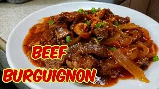 BEEF BURGUIGNON | Beef burguignon easy recipe