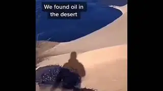 We found oil in the desert 
