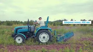 Картофелекопалка к минитрактору опытный образец