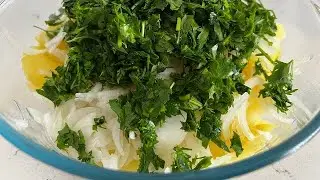 Салат из картошки. Так просто и так вкусно.