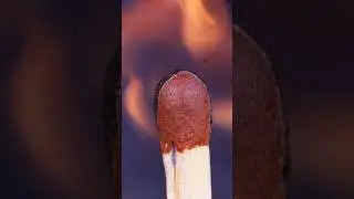 Close-up Lighting a match #closeup #match #lighting