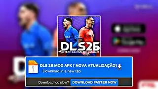 SAIU! DLS 26 DINHEIRO INFINITO ATUALIZADO VIA MEDIAFIRE APK MOD DREAM LEAGUE SOCCER 2026 🤑