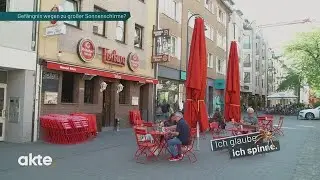 Gefängnis wegen zu großer Sonnenschirme?