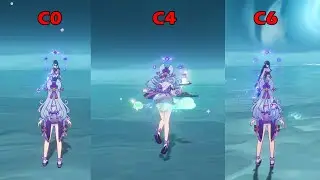 MIZUKI C0 ~ C6 COMPARSION | GENSHIN IMPACT