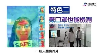 昇銳電子－熱感攝影機「人臉測溫」解決方案 HS-KHP001-1分鐘介紹
