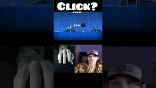 Geometry Dash Don't Click Challenge Experience #shorts