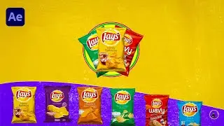 Motion Graphics Lay's Product Ads In After Effects | Social Media Poster Tutoria
