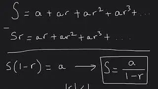 Sum of Geometric Series Proof