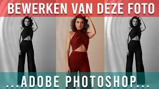 Hoe bewerken we deze fashion foto in Adobe Photoshop 2021