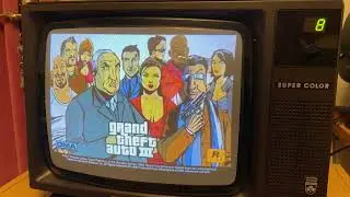 GTA 3 Ps2 - Played on 1980's Crt TV