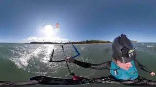 Kitesurfing 360° Video