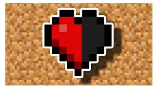 Minecraft, But we're on half a heart