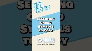 Select chord symbols to copy with notes 