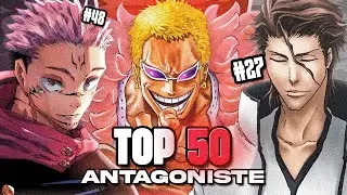 MON TOP 50 ANTAGONISTE ANIME (horrible à faire)