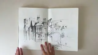 Fabriano sketchbook, St. Petersburg 2018