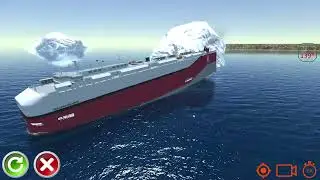 vehicle carrier sinking ship simulator