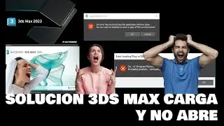 Solución 3ds max  Carga pero no inicia , restauración de fabrica