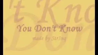 You Don't Know - Milow + lyrics