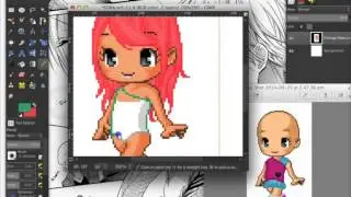 Pixelling a Character