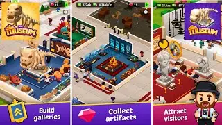 ldle Museum Tycoon : Empire of Art & History | Gameplay (2021)