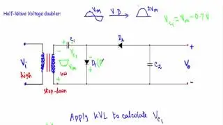 Voltage Doubler Circuit (Half & Full Wave)