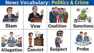News Vocabulary: Politics & Crime | Everyday English Words with Examples