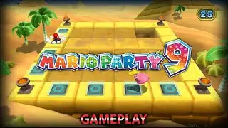 Mario Party 9 - Sand Trap(Bowser Jr.) (GAMEPLAY)
