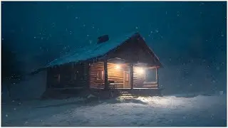 Blizzard Storm & Wind Sounds Effect for Sleeping┇Howling Wind & Blowing Snow┇Heavy Snowfall Ambience